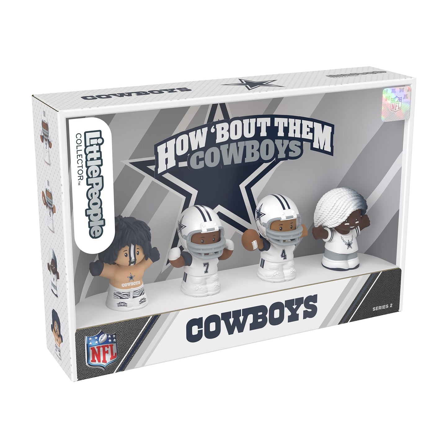 Little People Collector Dallas Cowboys Alternate Jersey Figure Set - Bộ Mô Hình NFL Cao Cấp - Fisher-Price - Hình ảnh bổ sung 7
