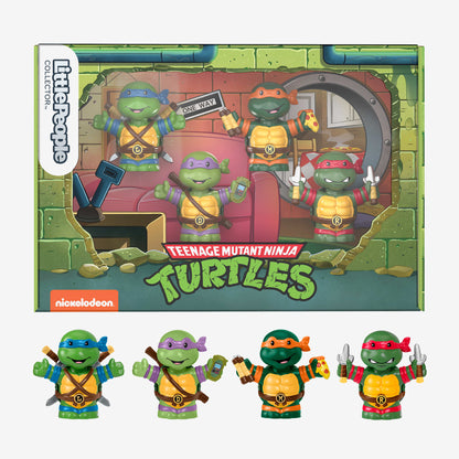 Little People Collector Teenage Mutant Ninja Turtles Special Edition Set - Bộ Mô Hình 4 Ninja Rùa Sưu Tầm Fisher-Price - Hình ảnh sản phẩm