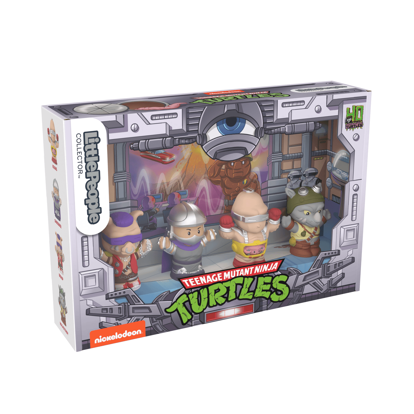 Little People Collector Teenage Mutant Ninja Turtles: Villains Special Edition Set - Bộ 4 Mô Hình Nhân Vật Phản Diện Ninja Rù