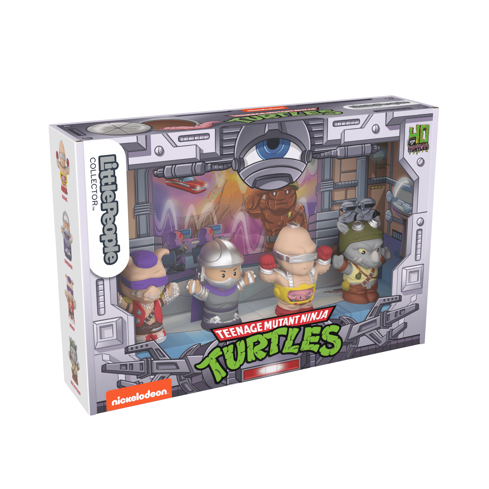 Little People Collector Teenage Mutant Ninja Turtles: Villains Special Edition Set - Bộ 4 Mô Hình Nhân Vật Phản Diện Ninja Rù