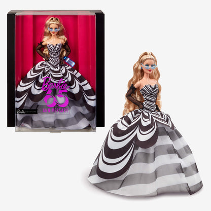 Barbie 65th Anniversary Doll With Blonde Hair - Búp Bê Kỷ Niệm 65 Năm (Tóc Vàng) - Mattel Signature Mattel Creations - ảnh 1 