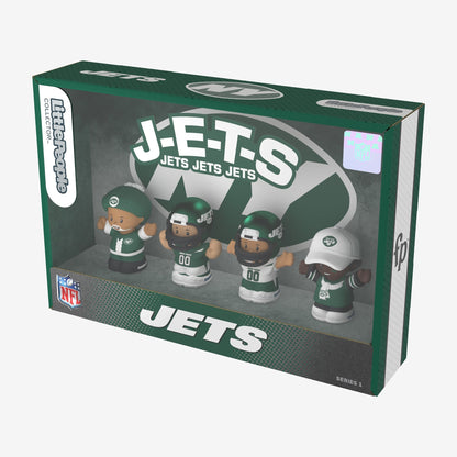 Little People Collector x NFL New York Jets Set - Bộ Mô Hình Nhân Vật Sưu Tầm - Mattel HND14