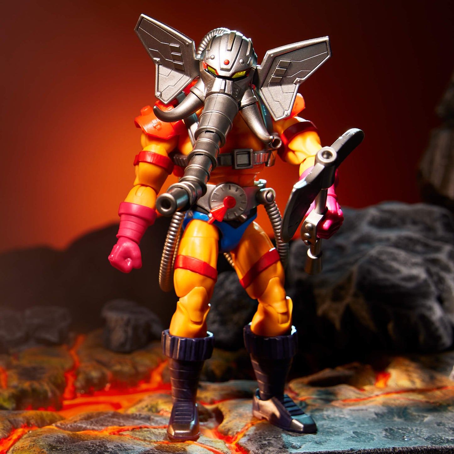 MOTU Masterverse Snout Spout Action Figure - Mô hình nhân vật Eternia Cyborg Mattel Masterverse - Hình ảnh sản phẩm