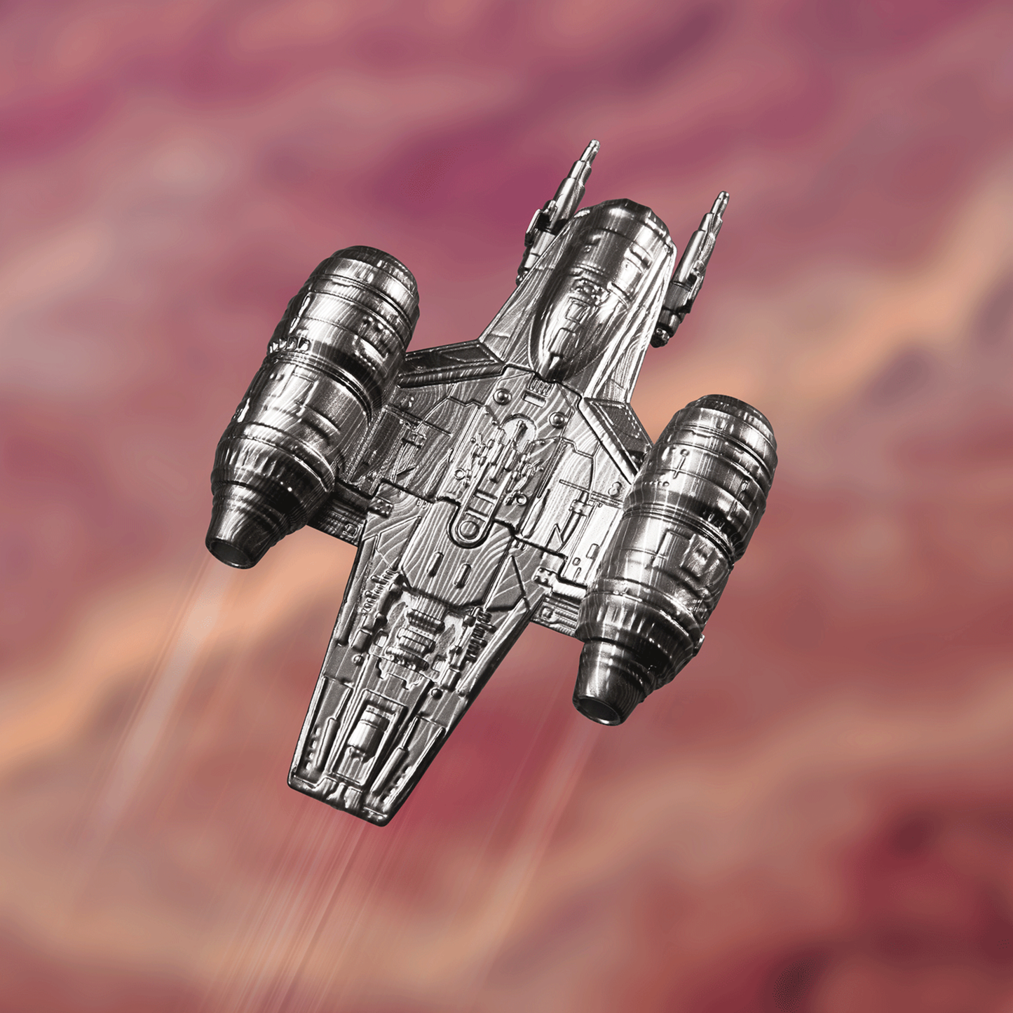 Hot Wheels Star Wars Razor Crest Starship - Mô Hình Tàu Vũ Trụ Kim Loại Diecast Cao Cấp - Hình ảnh bổ sung 5