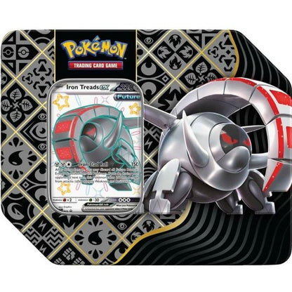 Thẻ bài Pokemon TCG Paldean Fates Tin 5 Pack Shiny Iron Treads ex