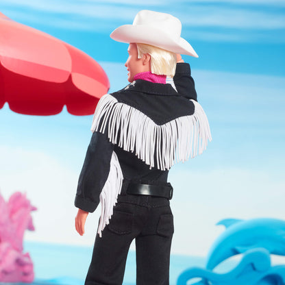Ken Doll in Black and White Western Outfit – Barbie The Movie - Búp Bê Ken Cao Bồi - Mattel Creations