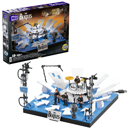 MEGA Showcase The Beatles 'Ladies and Gentlemen, The Beatles!' Building Toy Kit - Bộ Đồ Chơi Lắp Ráp Mô Hình Sân Khấu Sưu Tầm - Mattel