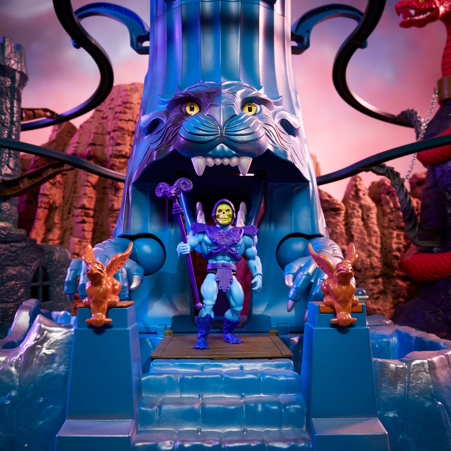 Masters of the Universe Origins Eternia Playset - Bộ Đồ Chơi Mô Hình Chiến Trường Eternia - Mattel HGW42 - Hình ảnh bổ sung 4