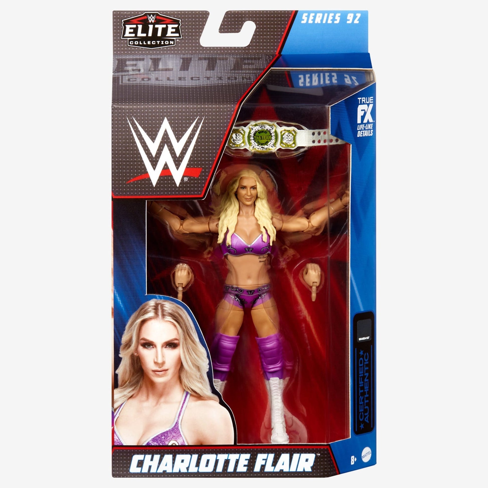 WWE Charlotte Flair Elite Collection Action Figure - Mô Hình Siêu Sao WWE Mattel HDF11 - Hình ảnh bổ sung 5