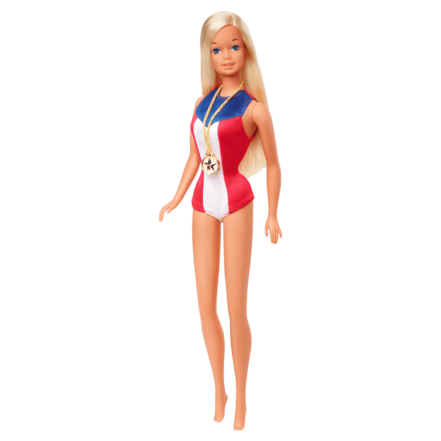 Barbie Gold Medal Barbie Doll Búp Bê Sưu Tầm Phiên Bản Tái Hiện 1975 Barbie Signature - Hình ảnh sản phẩm