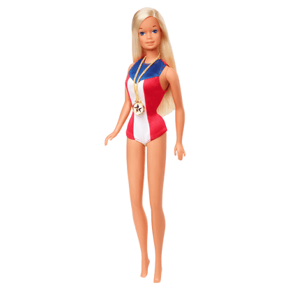Barbie Gold Medal Barbie Doll Búp Bê Sưu Tầm Phiên Bản Tái Hiện 1975 Barbie Signature - Hình ảnh sản phẩm