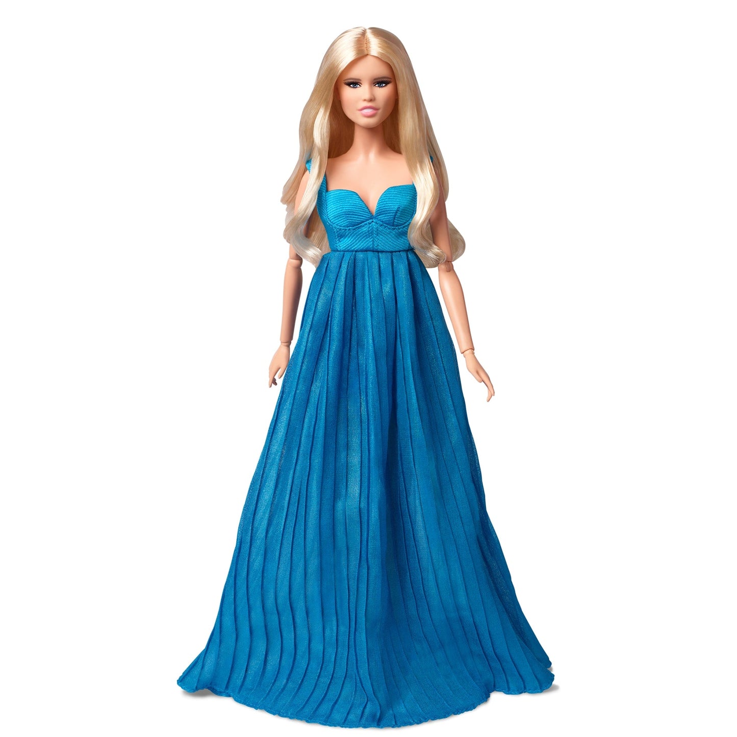 Claudia Schiffer Supermodel Barbie Doll in Versace Gown - Búp bê Siêu mẫu Sưu tầm Barbie Signature Mattel - ảnh 4 - Collectib