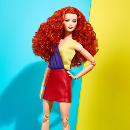 Barbie Looks Doll (Original, Curly Red Hair) Búp bê sưu tầm thời trang #13 Barbie Signature HJW80 Mattel Creations - ảnh 1 - 