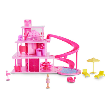 Barbie The Movie Mini DreamHouse Playset - Nhà Búp Bê Mini Sưu Tầm - Mattel JCB29 - Hình ảnh sản phẩm