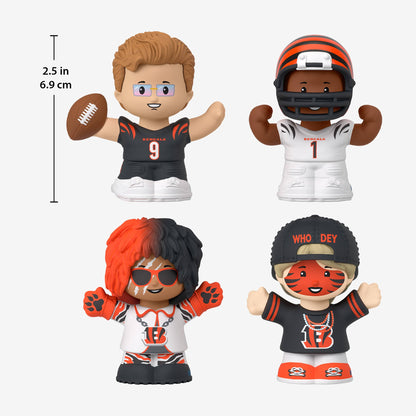 Little People Collector x NFL Cincinnati Bengals Set - Bộ Mô Hình Nhân Vật Thể Thao NFL - Mattel Little People Collector - ản