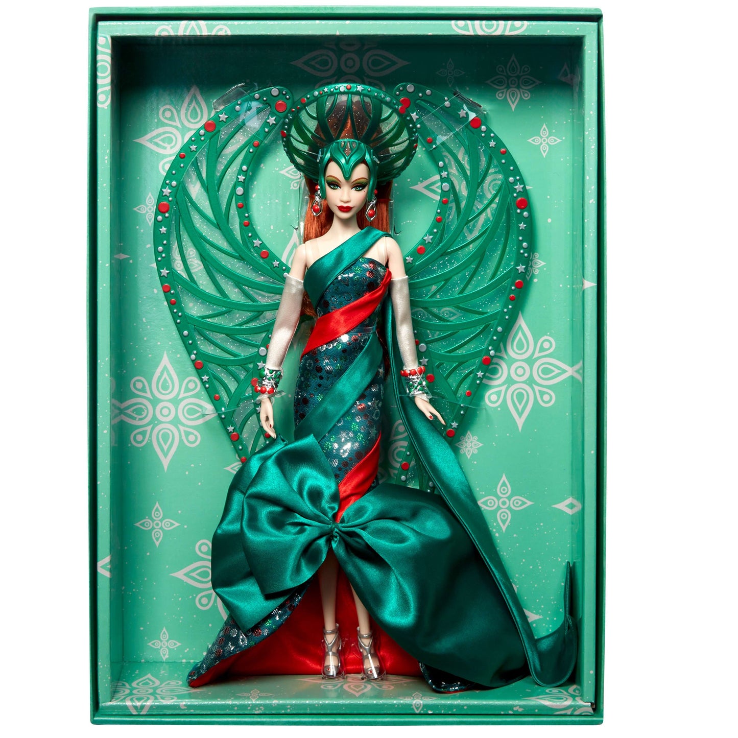 Bob Mackie Holiday Angel Barbie Doll - Búp Bê Barbie Sưu Tầm Cao Cấp - Barbie Signature HRM70 Barbie Signature - ảnh 1 - Figu