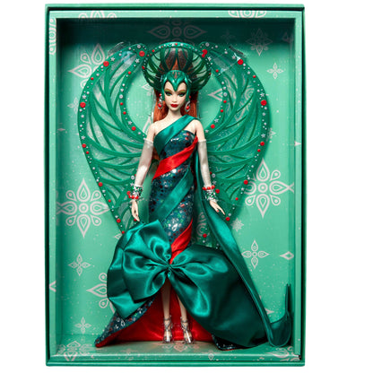 Bob Mackie Holiday Angel Barbie Doll - Búp Bê Barbie Sưu Tầm Cao Cấp - Barbie Signature HRM70 Barbie Signature - ảnh 1 - Figu