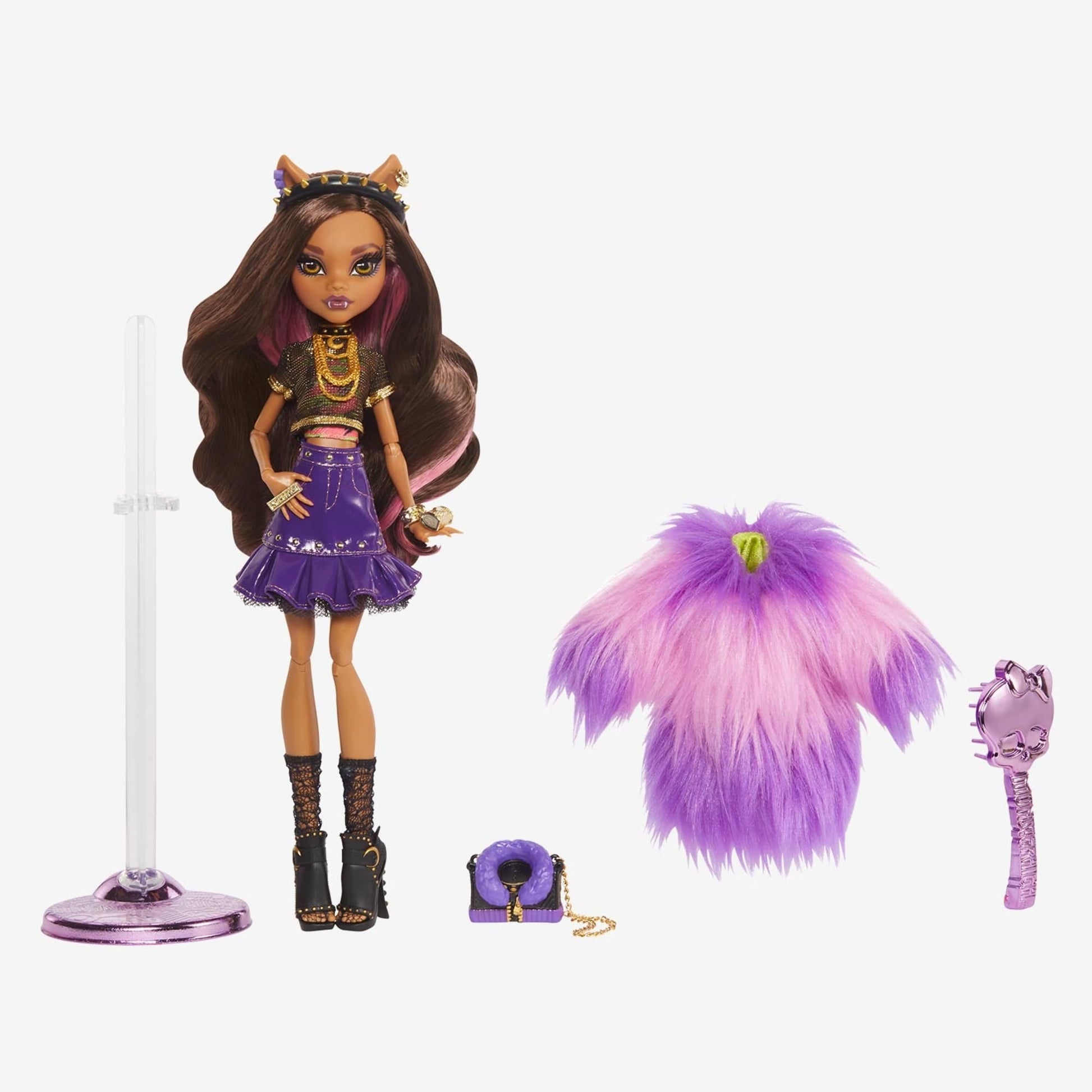 Monster High Clawdeen Haunt Couture Doll - Búp bê Sưu tầm Cao cấp - Mattel Creations - Hình ảnh bổ sung 5