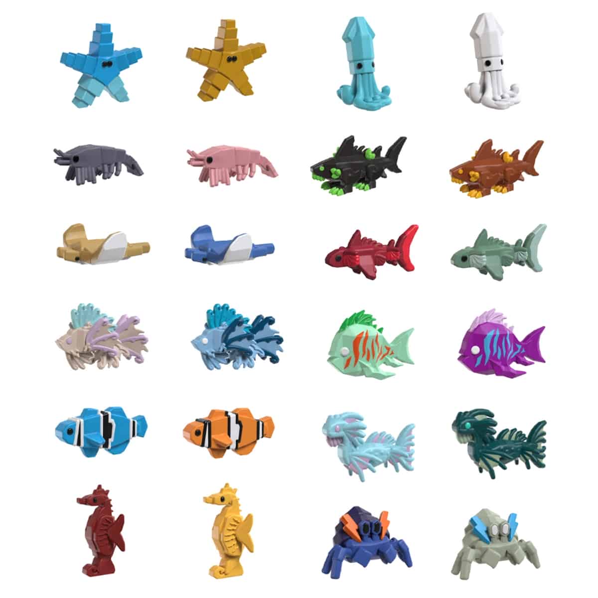 Roblox Toys - Fishing Box 4 Mysterious Character Models FISCH - Bộ đồ chơi mô hình Blind Box bí ẩn - FP5901