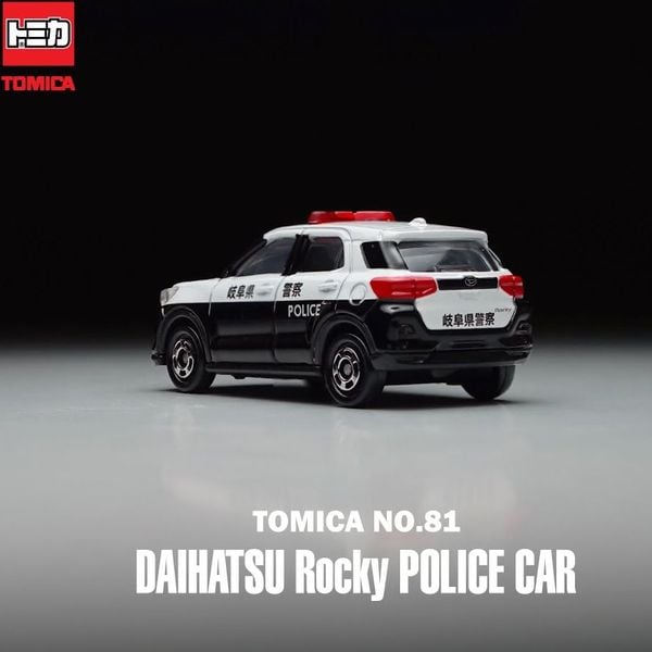 Tomica No. 81 Daihatsu Rocky Police Car