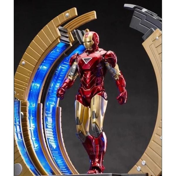 Mô hình Marvel - Iron Man MK6 - Suit-up Gantry - ZD Toys - ZM80