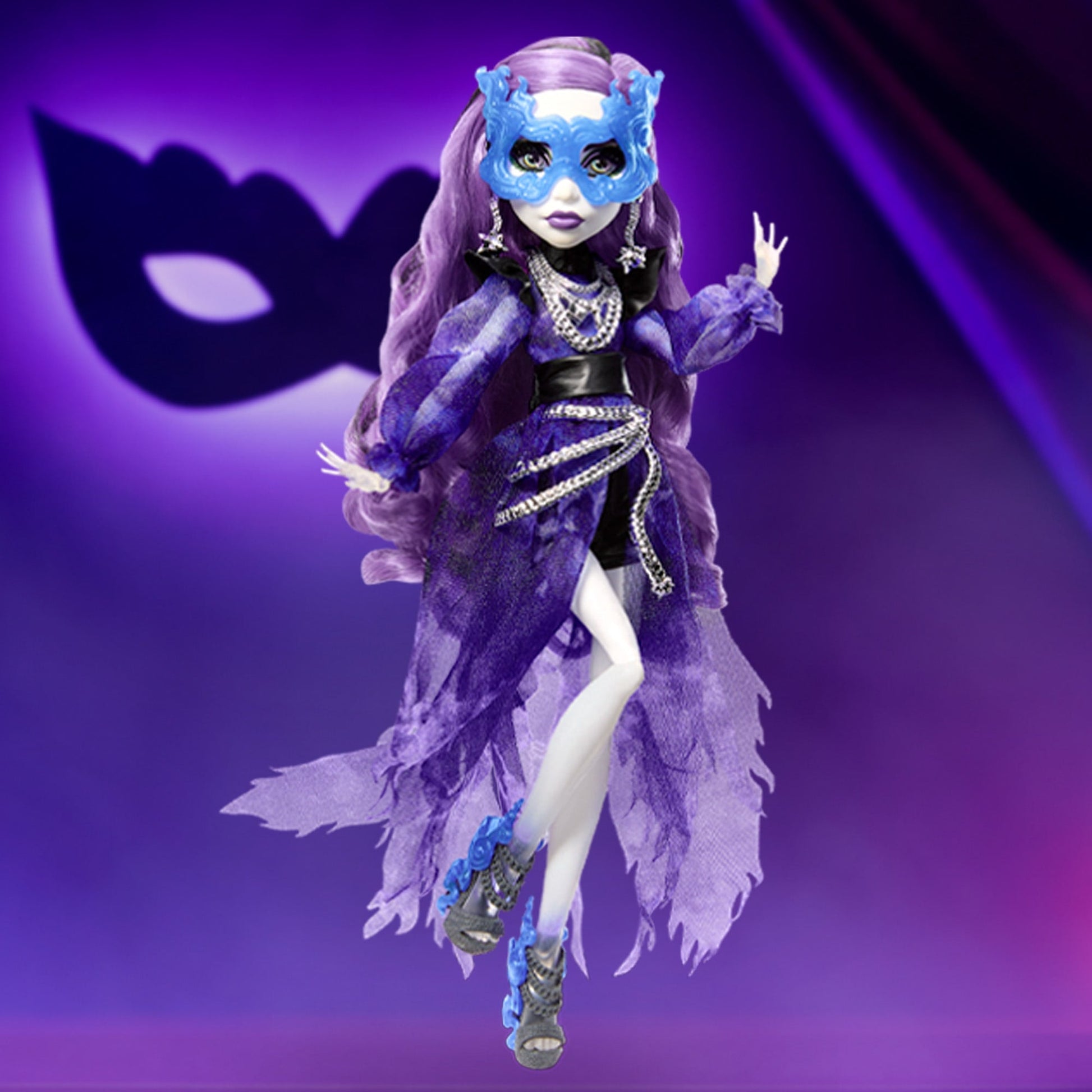 Monster High Midnight Runway Spectra Vondergeist Doll - Búp Bê Sưu Tầm Cao Cấp - Mattel HKY83 - Hình ảnh chi tiết 2