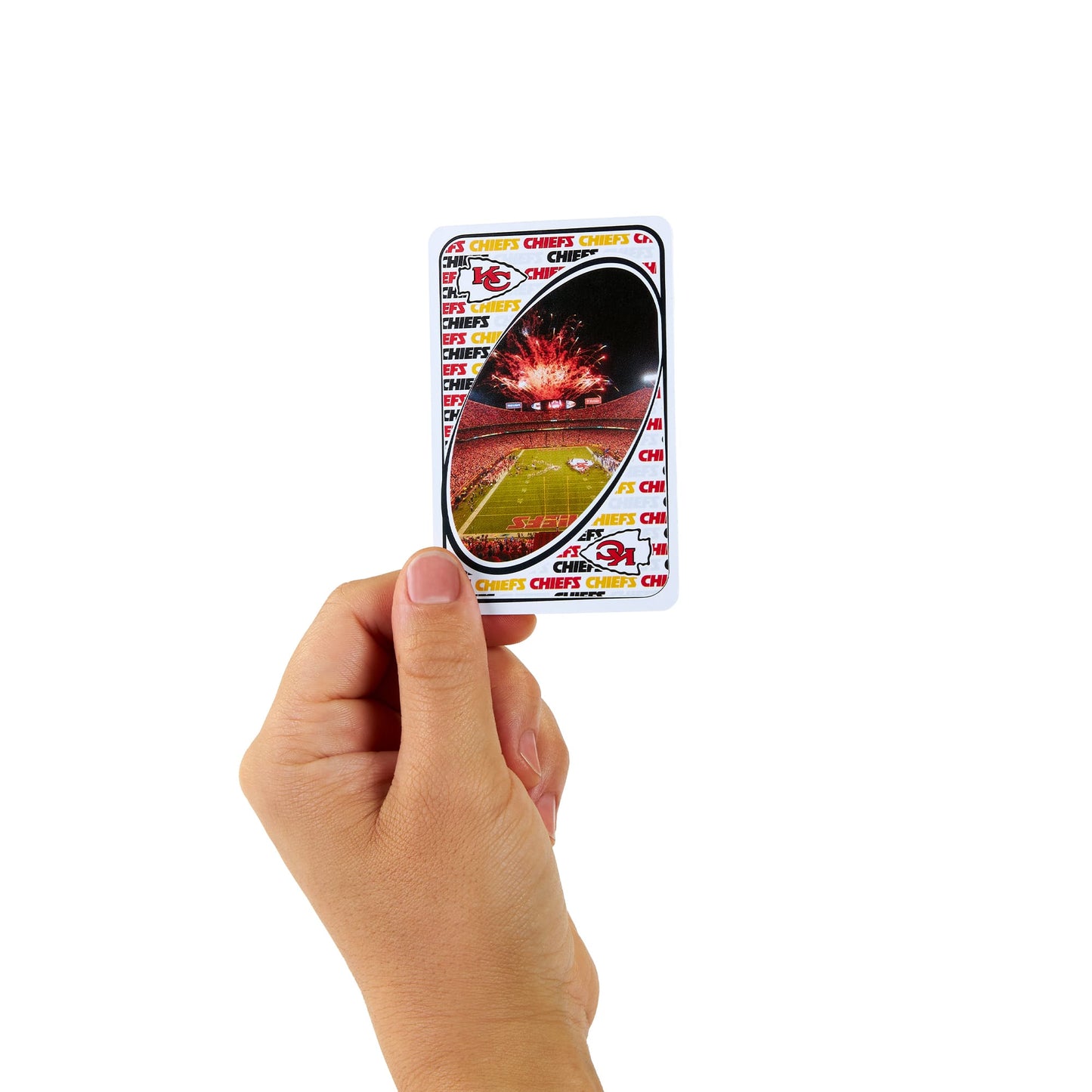 UNO Fandom NFL Kansas City Chiefs Game Deck - Trò chơi thẻ bài thể thao - Mattel Mattel - ảnh 1 - Board games thẻ bài