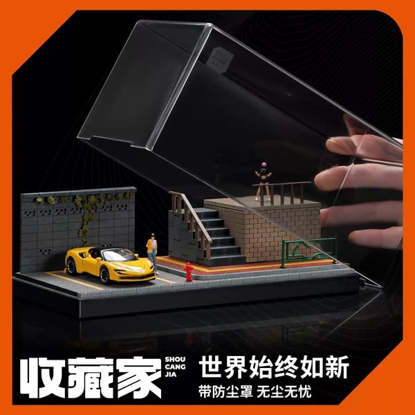 Diorama 1:64 Kèm Hộp Trưng Bày - Cầu Thang Đường Bộ 82006