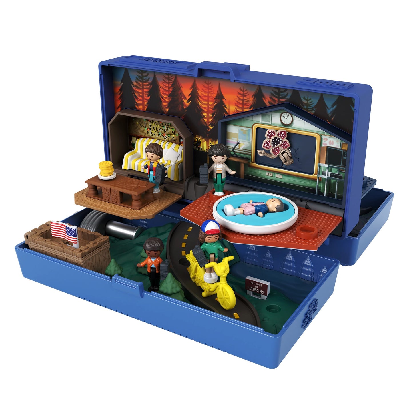 Polly Pocket Collector Stranger Things Compact - Bộ Đồ Chơi Mô Hình Sưu Tầm - Mattel HWP22 - Hình ảnh chi tiết 2