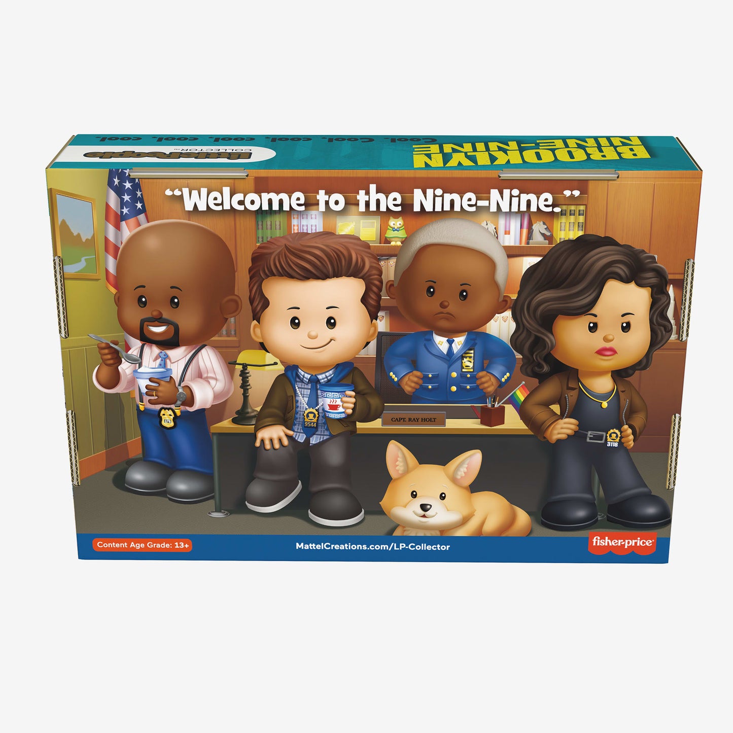 Little People Collector Brooklyn Nine-Nine TV Series Special Edition Set - Bộ Mô Hình Nhân Vật Sưu Tầm - Fisher-Price Fisher-