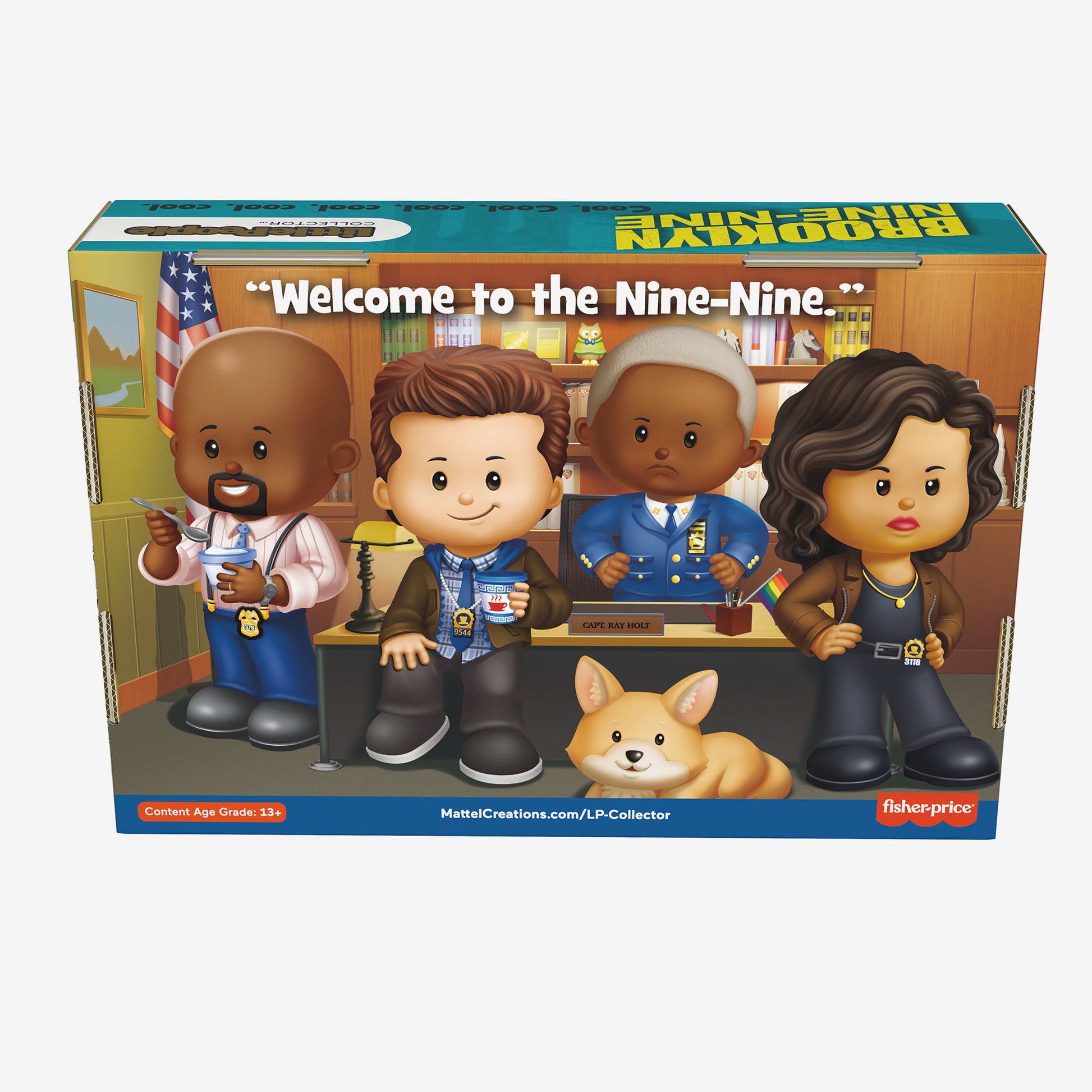 Little People Collector Brooklyn Nine-Nine TV Series Special Edition Set - Bộ Mô Hình Nhân Vật Sưu Tầm - Fisher-Price Fisher-