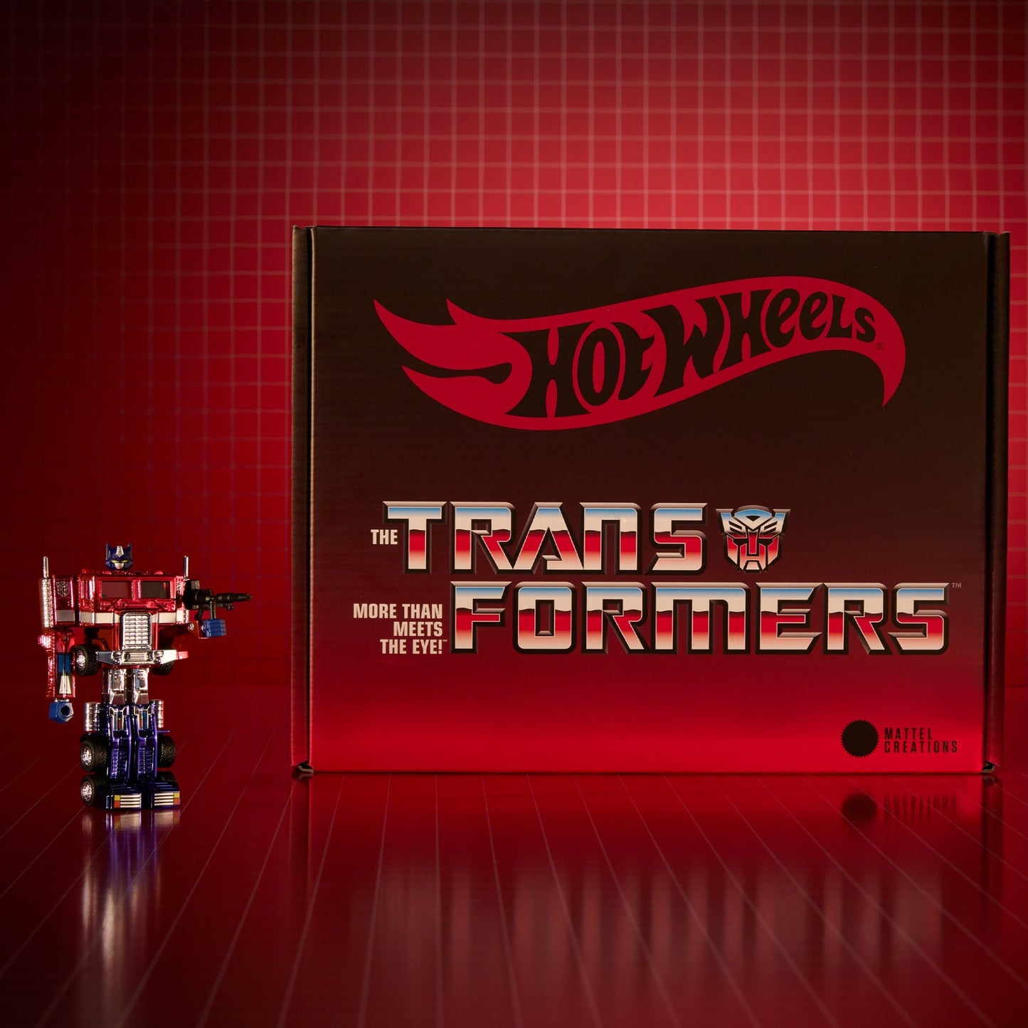 Hot Wheels Transformers Optimus Prime - Mô Hình Biến Hình Die-cast Hot Wheels