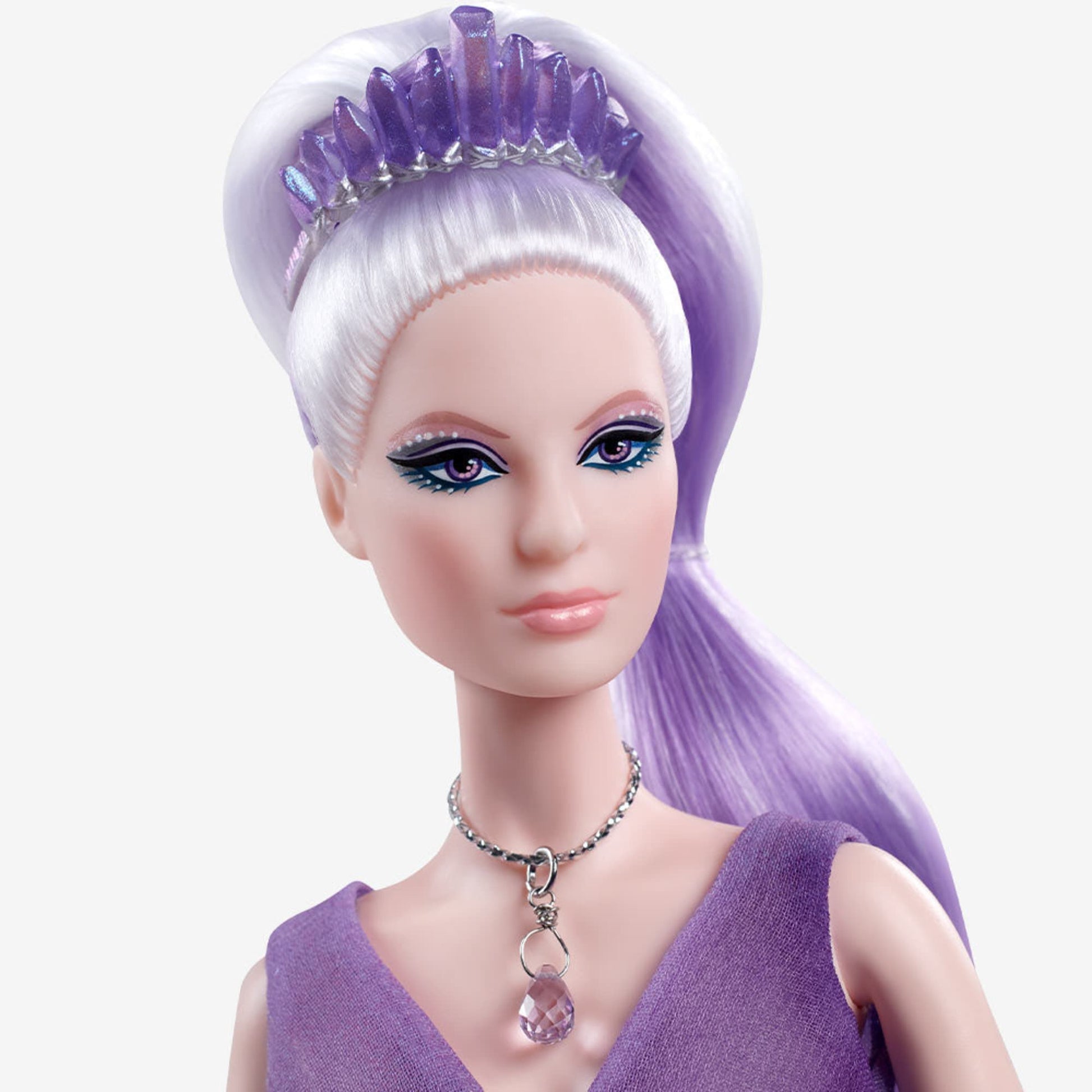 Barbie Crystal Fantasy Collection Doll - Búp Bê Sưu Tầm Thạch Anh Tím Barbie Signature - Hình ảnh chi tiết 2
