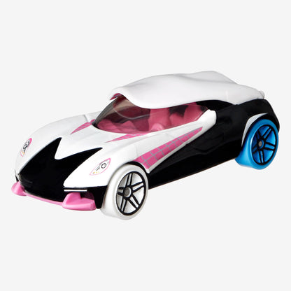 Hot Wheels Character Cars Spider-Man 5-Pack - Bộ 5 Xe Mô Hình Nhân Vật - Mattel - Góc nhìn khác 3