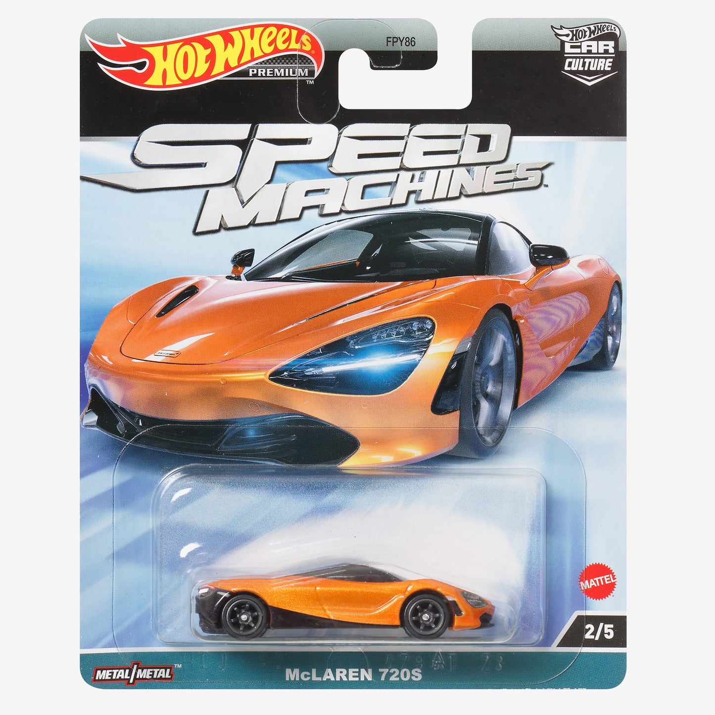 Hot Wheels Premium Car Culture Speed Machines – McLaren 720S - Xe Mô Hình Kim Loại 1:64 Mattel Hot Wheels - Hình ảnh chi tiết 2