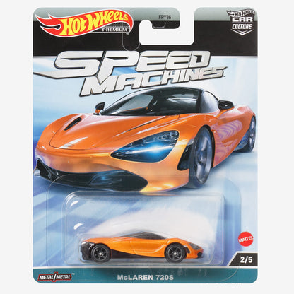 Hot Wheels Premium Car Culture Speed Machines – McLaren 720S - Xe Mô Hình Kim Loại 1:64 Mattel Hot Wheels - Hình ảnh chi tiết 2