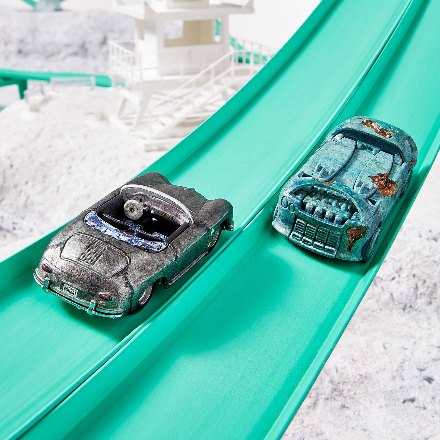 Hot Wheels x Daniel Arsham Porsche 356 “Bonsai” Speedster - Mô hình xe Diecast 1:64 Sưu tầm Cao cấp Hot Wheels - ảnh 3 - Diec