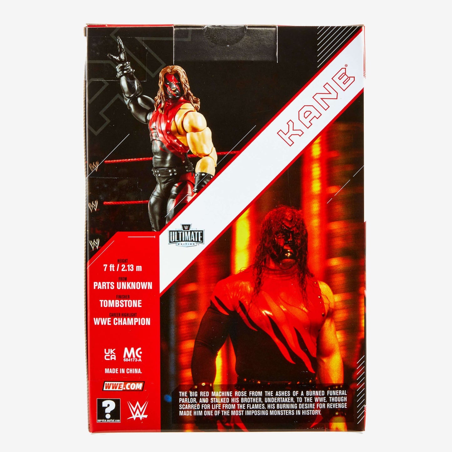 WWE Ultimate Edition Attitude Era Ring and Kane Figure - Bộ Sàn Đấu Và Mô Hình Kane Sưu Tầm - Mattel HNM39 Mattel - ảnh 6 - A