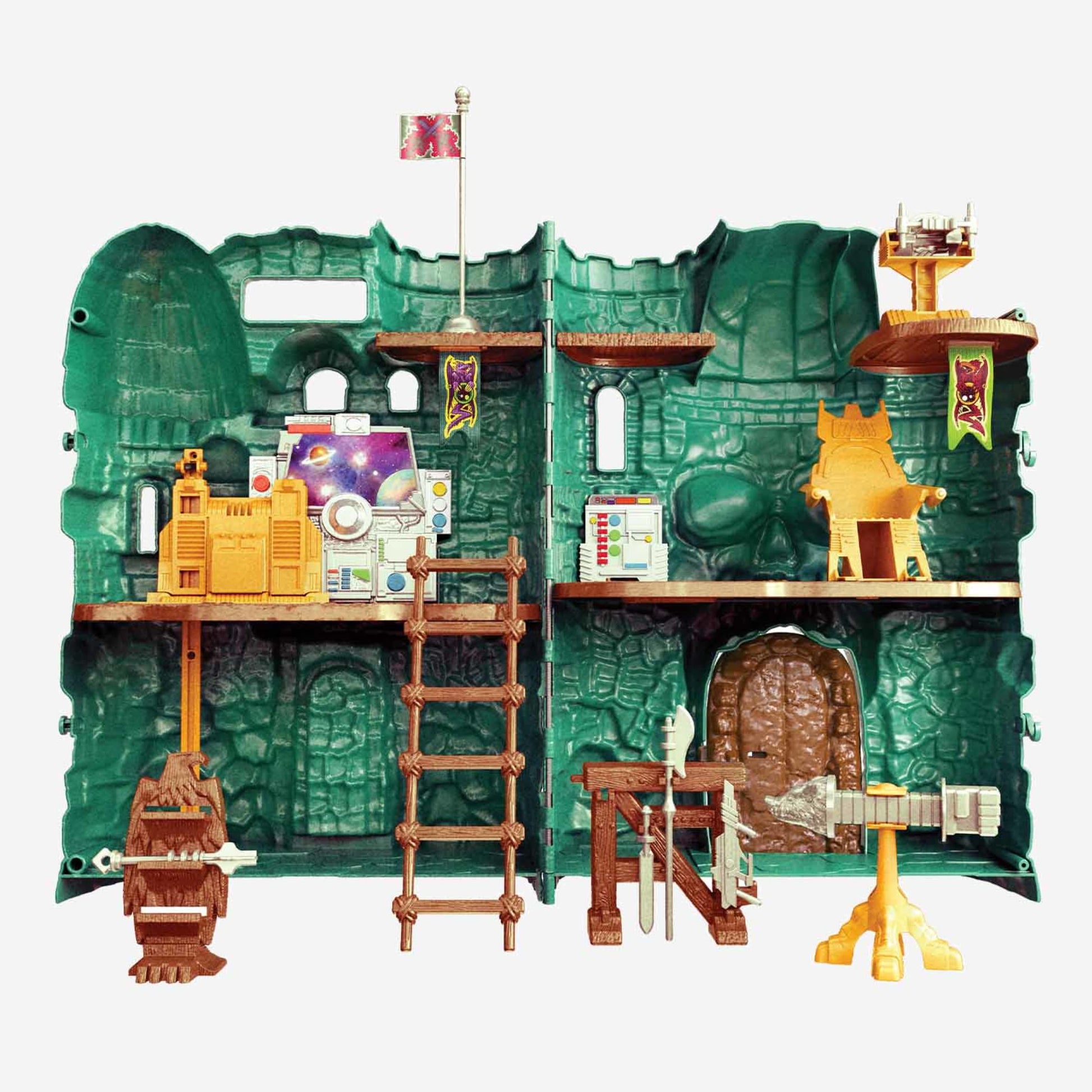 Masters of the Universe Origins Castle Grayskull Playset - Mô hình Lâu đài Pháo đài Eternia Mattel - Hình ảnh bổ sung 4