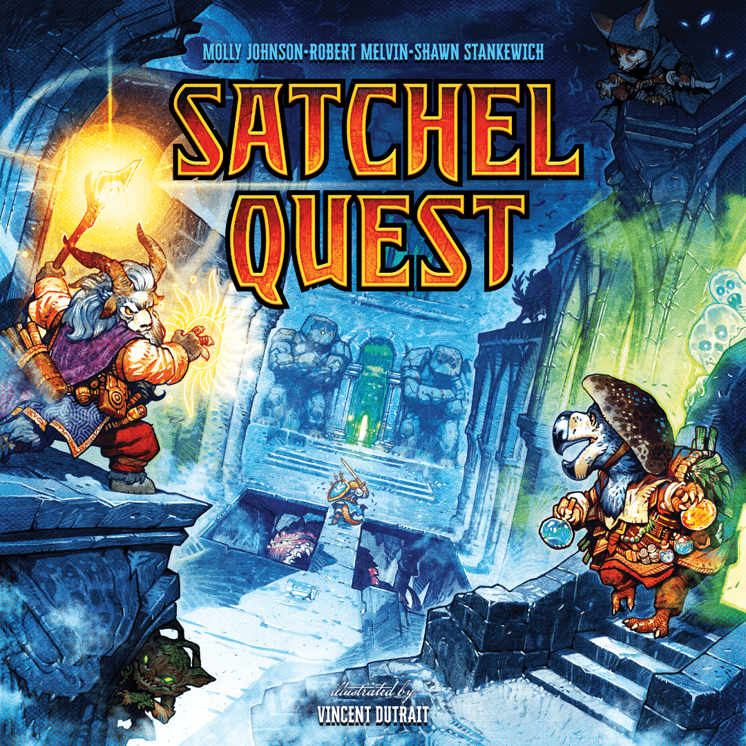 Satchel Quest: Deluxe Edition Plus Wood Token Set (Kickstarter Pre-Order Special)