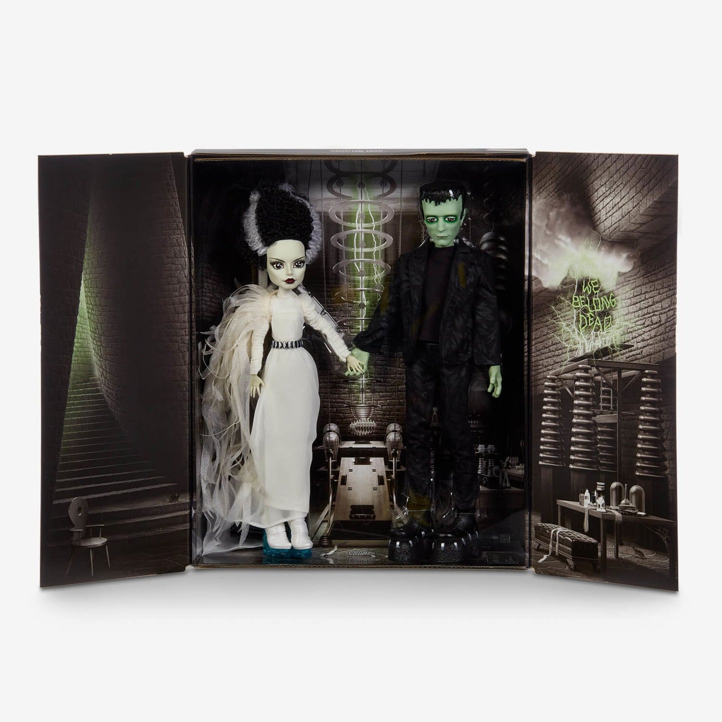 Frankenstein & Bride of Frankenstein Monster High Skullector Doll Set - Bộ Búp Bê Sưu Tầm Cao Cấp Mattel Mattel - ảnh 1 - Fig