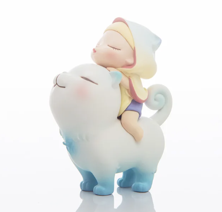 Cat General - Cat - Lite - Blue - Mô Hình Art Toy Chính Hãng Keme Life - Hình ảnh sản phẩm