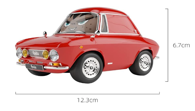 Rollis Spinner x Alfa Romeo Giulia - Mô hình Figure Art Toy cao cấp Rollis