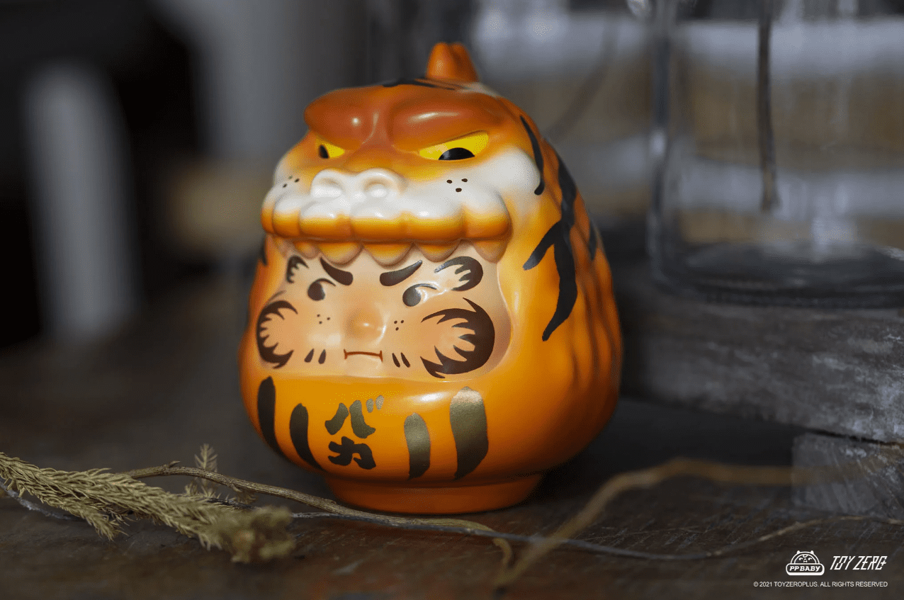Daruma PP BABY (Tiger edition) - Mô Hình Art Toy Chính Hãng ToyZero+ - Góc nhìn khác 3