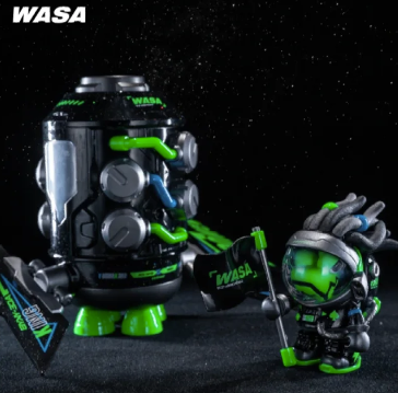 ACE-YKYB x Wasa Space206 : Space Panda-stars Limited Edition - Mô Hình Art Toy Wasa Toys - Hình ảnh chi tiết 2