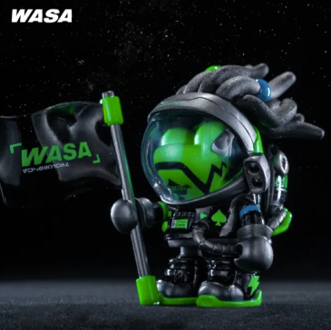 ACE-YKYB x Wasa Space206 : Space Panda-stars Limited Edition - Mô Hình Art Toy Wasa Toys - Góc nhìn khác 3