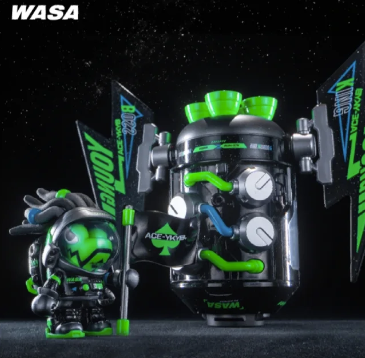 ACE-YKYB x Wasa Space206 : Space Panda-stars Limited Edition - Mô Hình Art Toy Wasa Toys - Hình ảnh sản phẩm