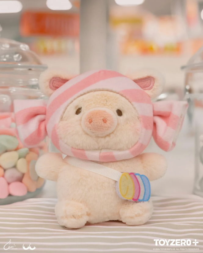 LuLu the Piggy Candy House - Candy Lu Plush Keychain | Móc Khóa Bông Art Toy ToyZero+ - Hình ảnh sản phẩm