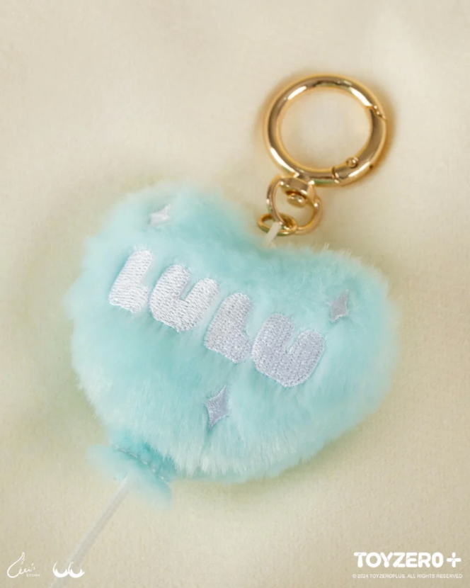 LuLu the Piggy Generic - Plush Keychain (Sky Blue Balloon ver.) - Móc Khóa Bông Chính Hãng Toyzero+ - Góc nhìn khác 3