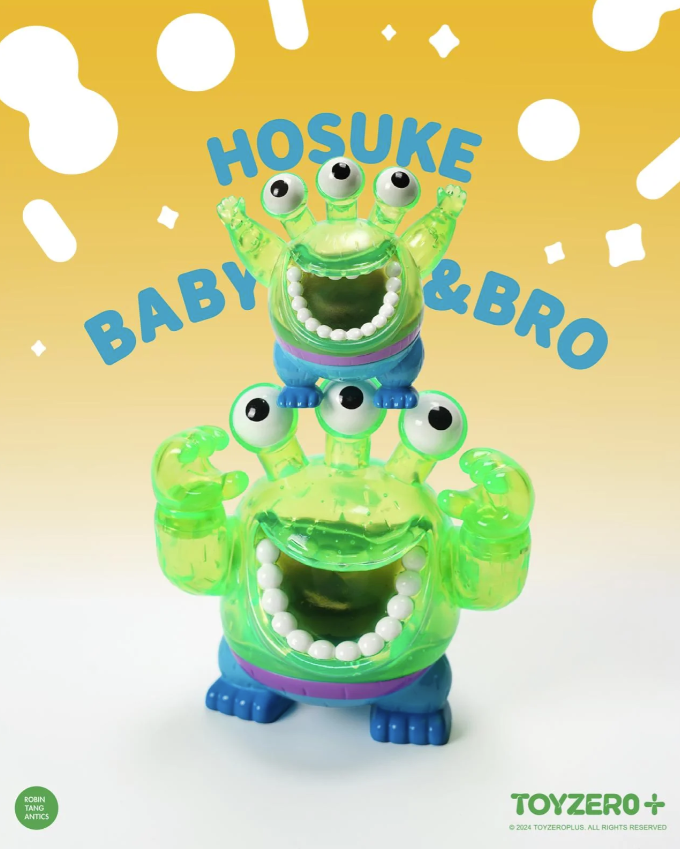Fluorescent green Hosuke bro - Mô hình Art Toy Sofubi - Toyzero+ - Hình ảnh sản phẩm
